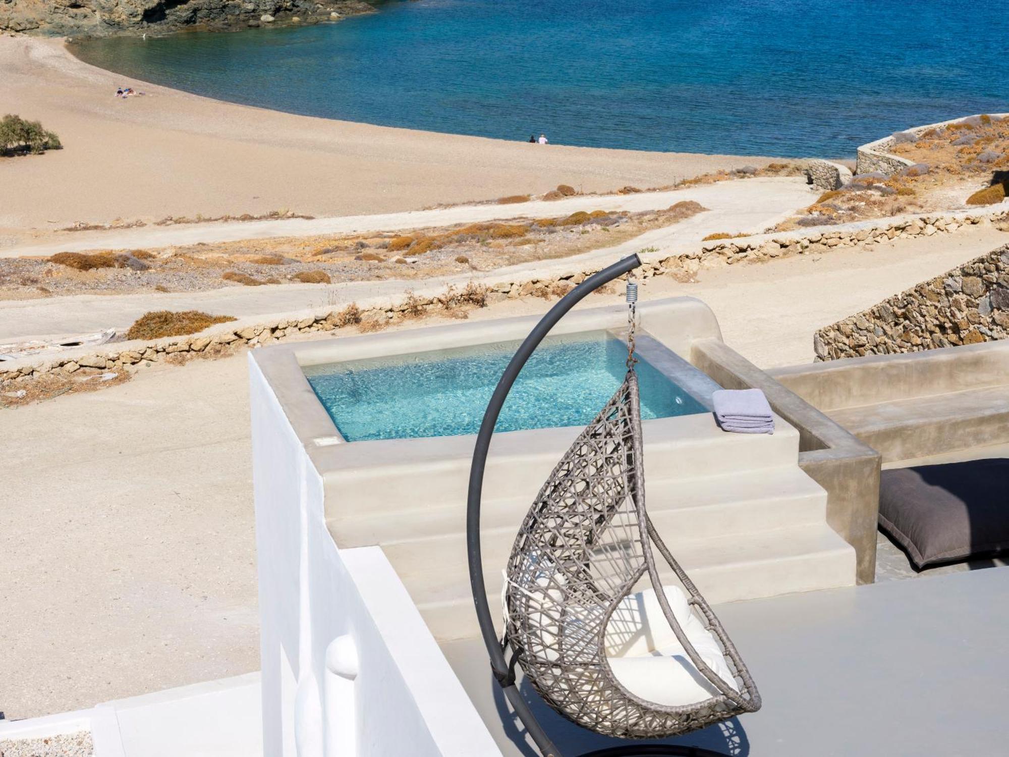 Mykonos Residence Villas & Suites Merchia Beach Ngoại thất bức ảnh
