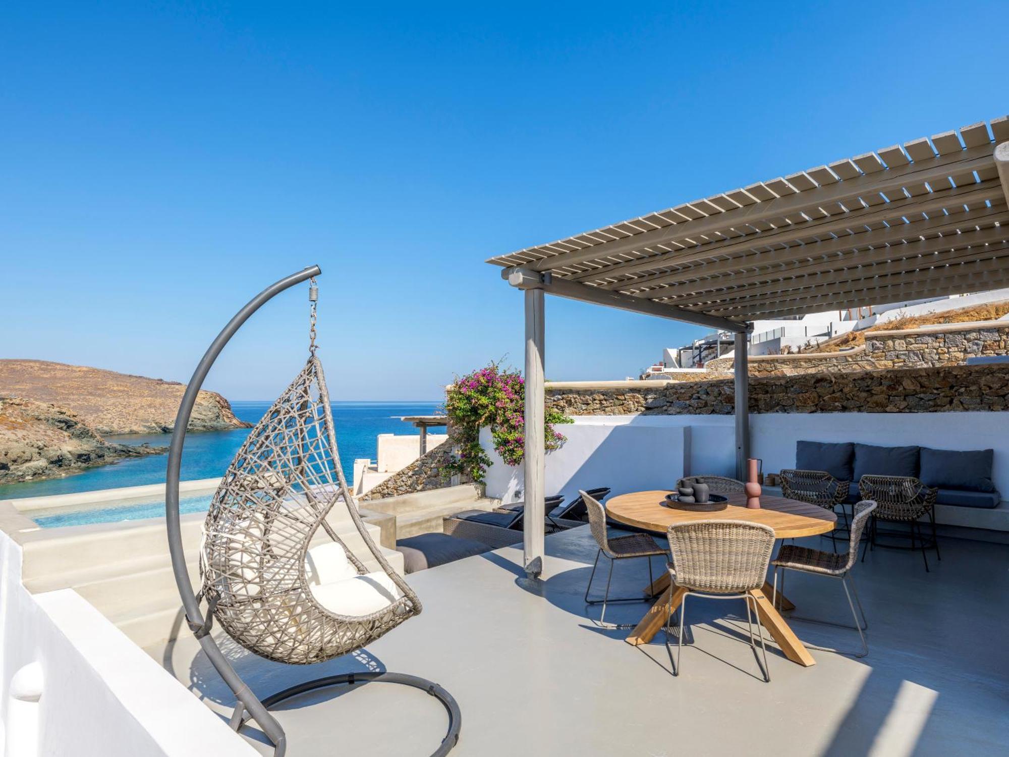 Mykonos Residence Villas & Suites Merchia Beach Ngoại thất bức ảnh