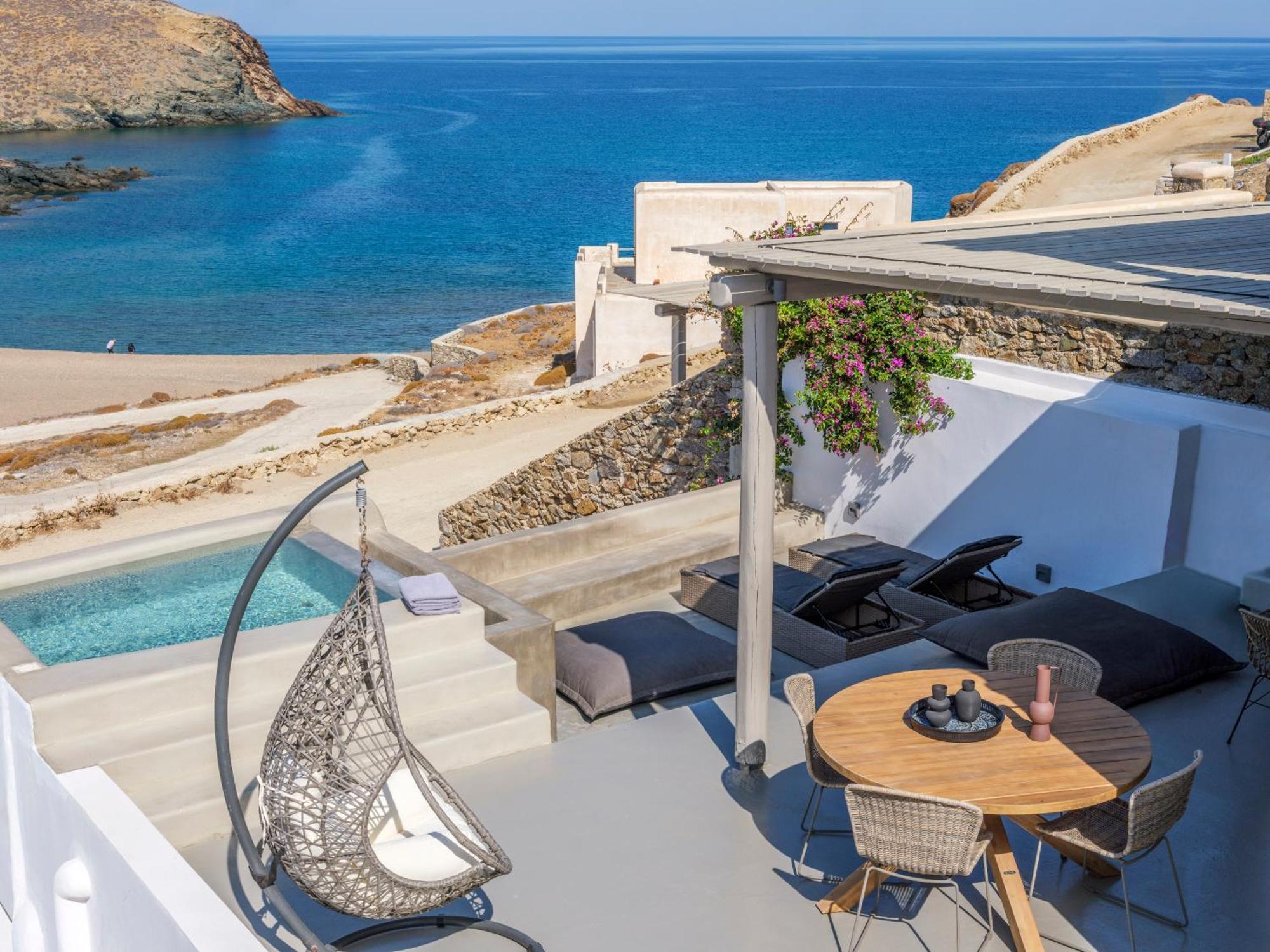 Mykonos Residence Villas & Suites Merchia Beach Ngoại thất bức ảnh