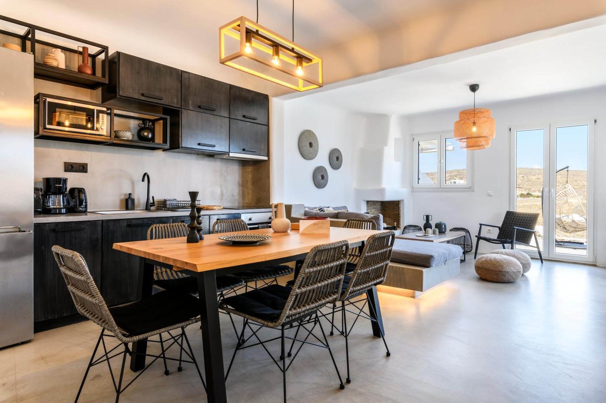 Mykonos Residence Villas & Suites Merchia Beach Ngoại thất bức ảnh