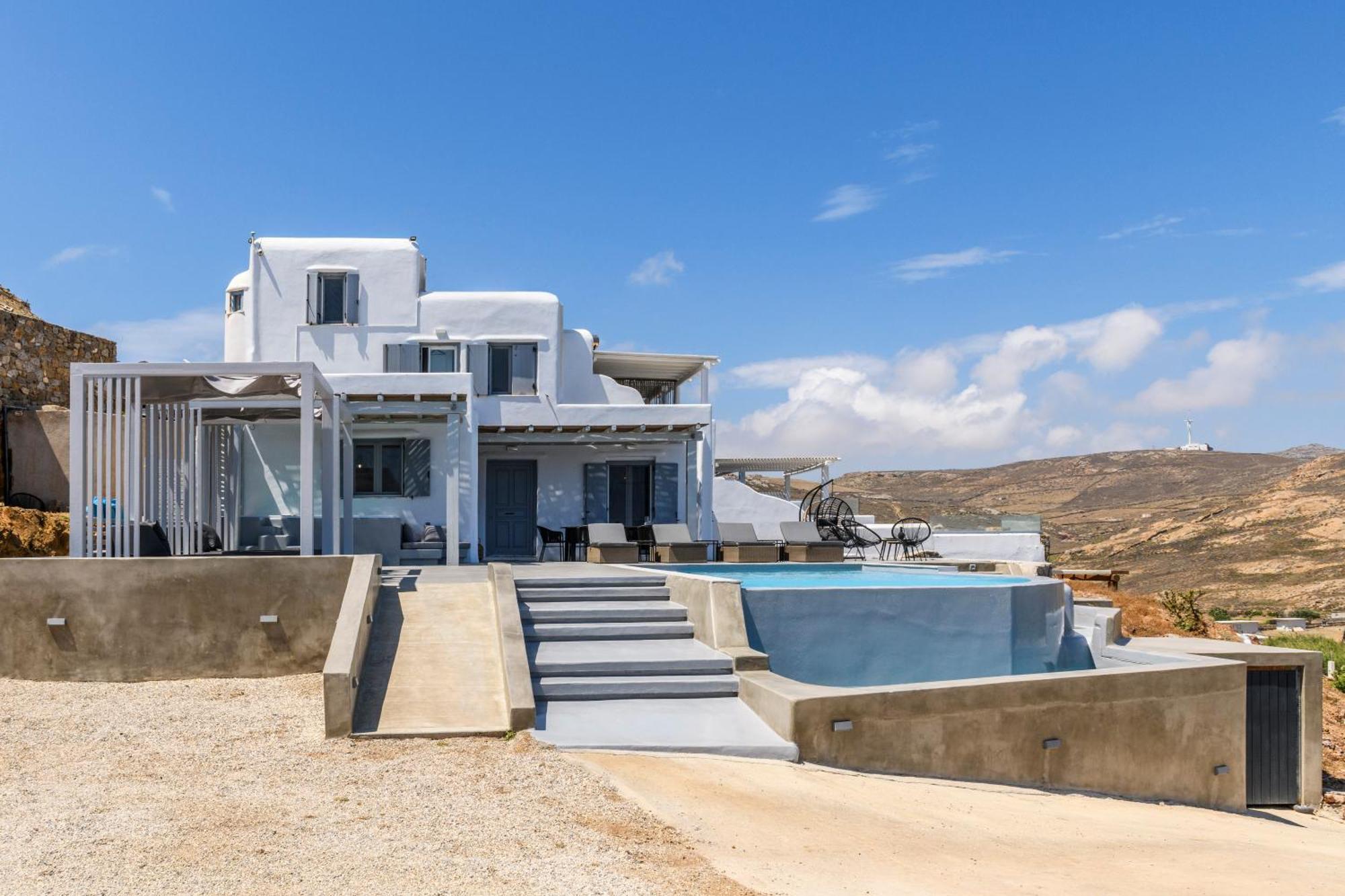 Mykonos Residence Villas & Suites Merchia Beach Ngoại thất bức ảnh