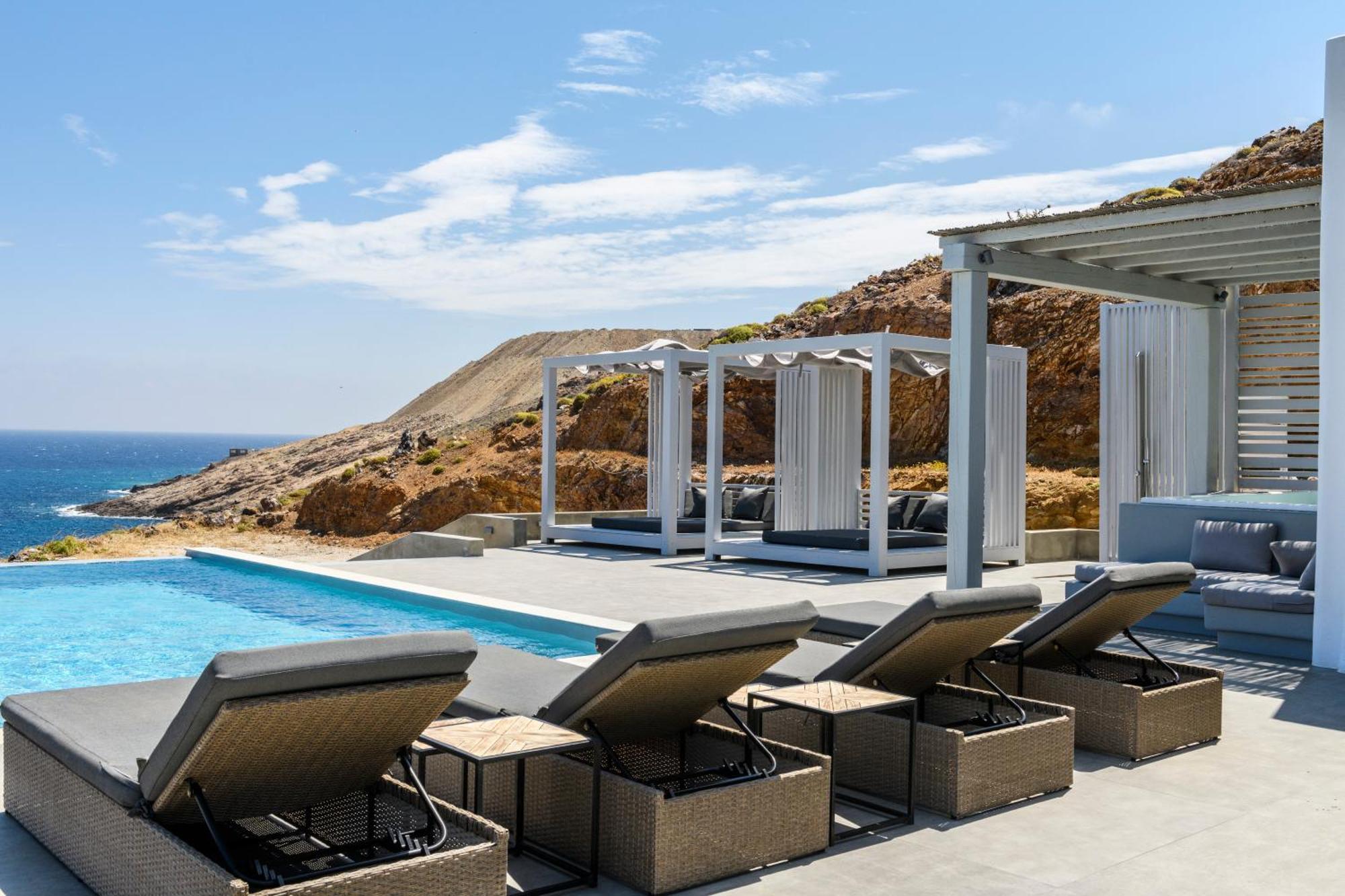 Mykonos Residence Villas & Suites Merchia Beach Ngoại thất bức ảnh