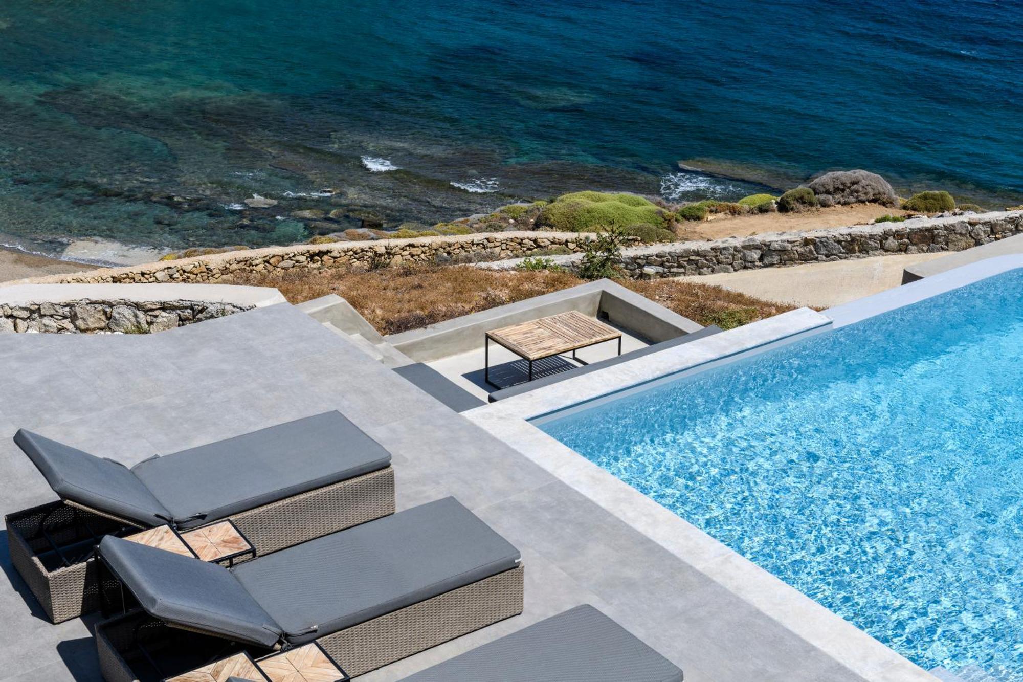 Mykonos Residence Villas & Suites Merchia Beach Ngoại thất bức ảnh