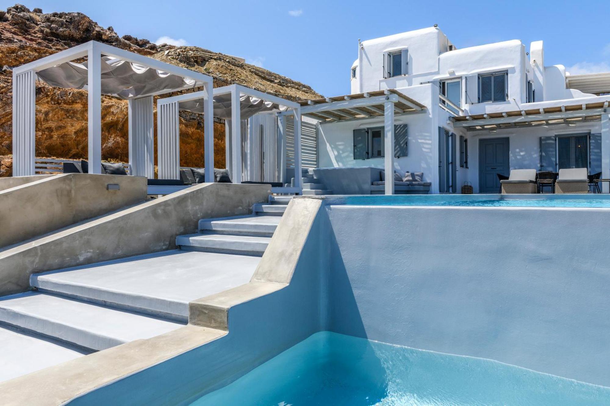 Mykonos Residence Villas & Suites Merchia Beach Ngoại thất bức ảnh