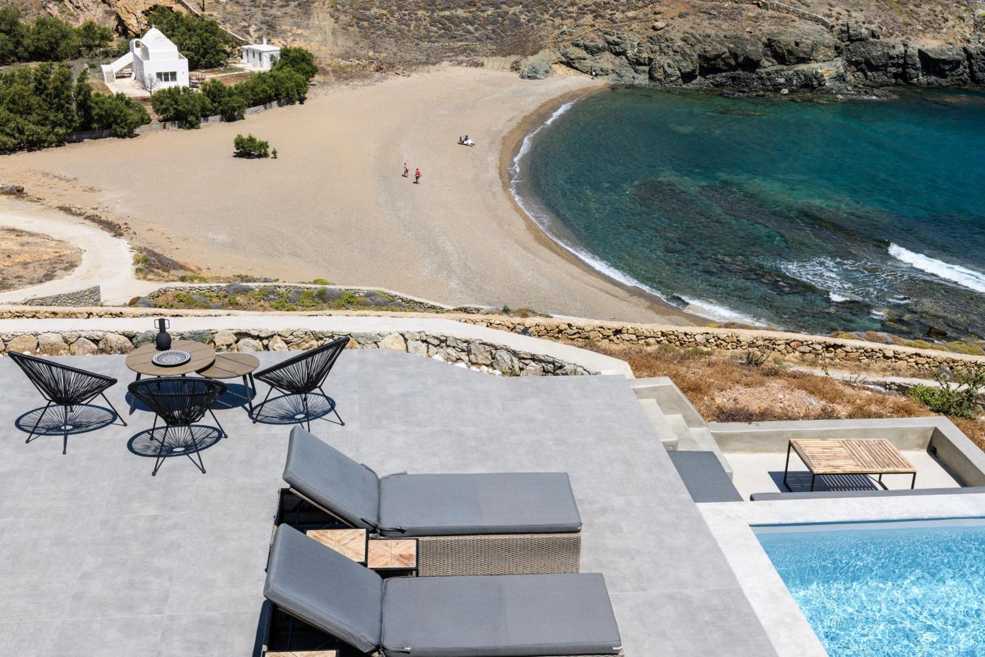 Mykonos Residence Villas & Suites Merchia Beach Ngoại thất bức ảnh