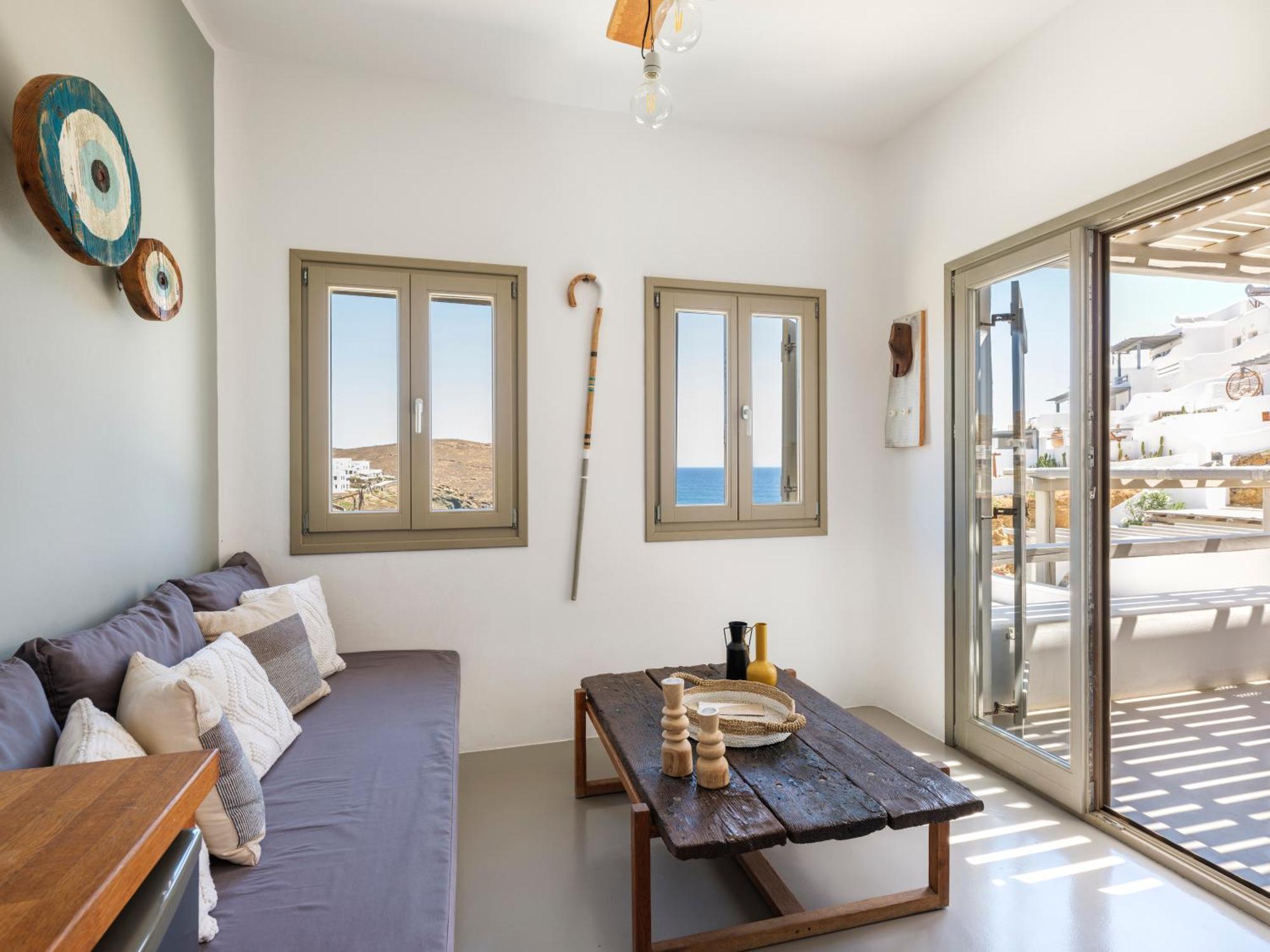 Mykonos Residence Villas & Suites Merchia Beach Ngoại thất bức ảnh