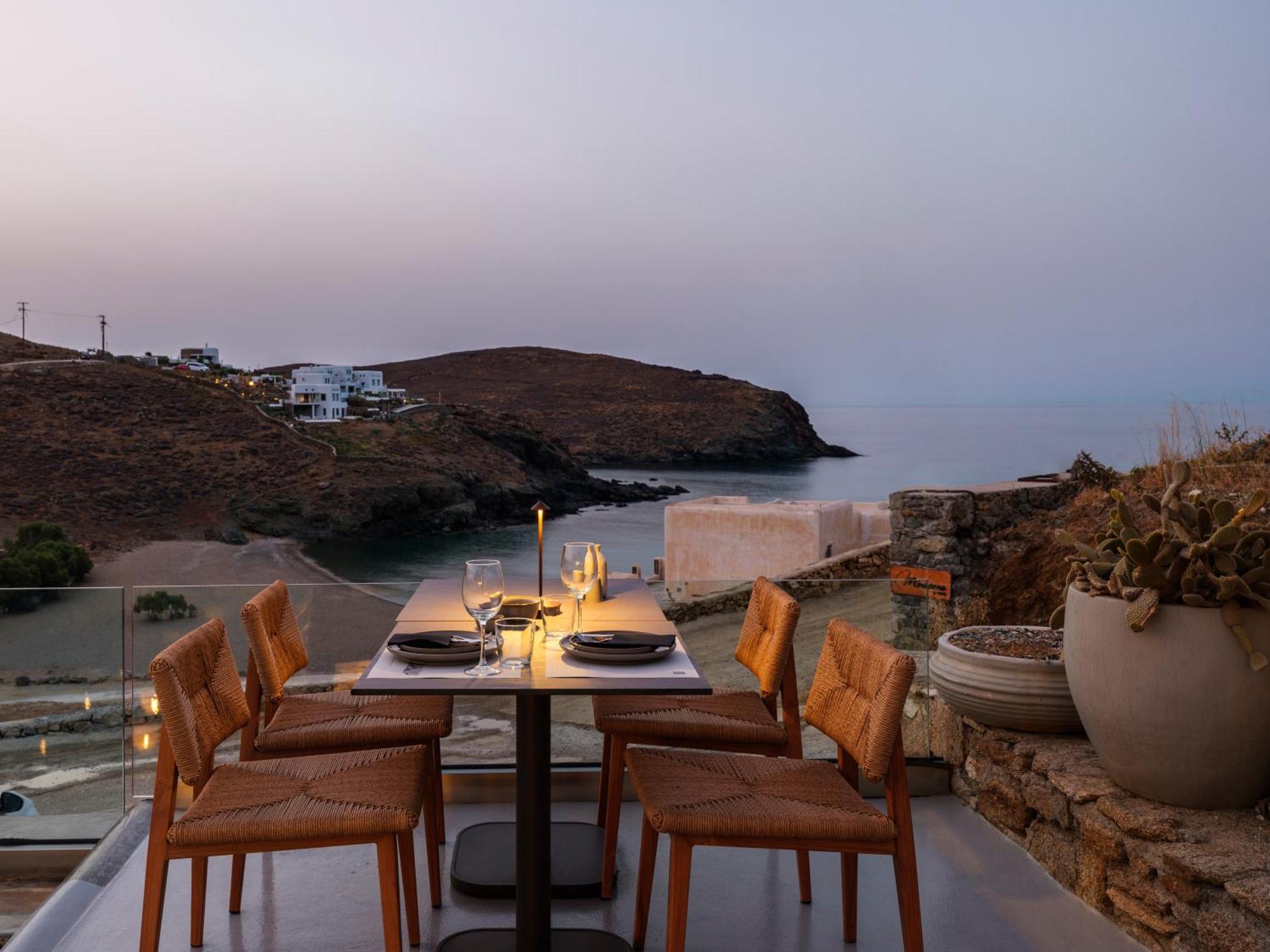 Mykonos Residence Villas & Suites Merchia Beach Ngoại thất bức ảnh