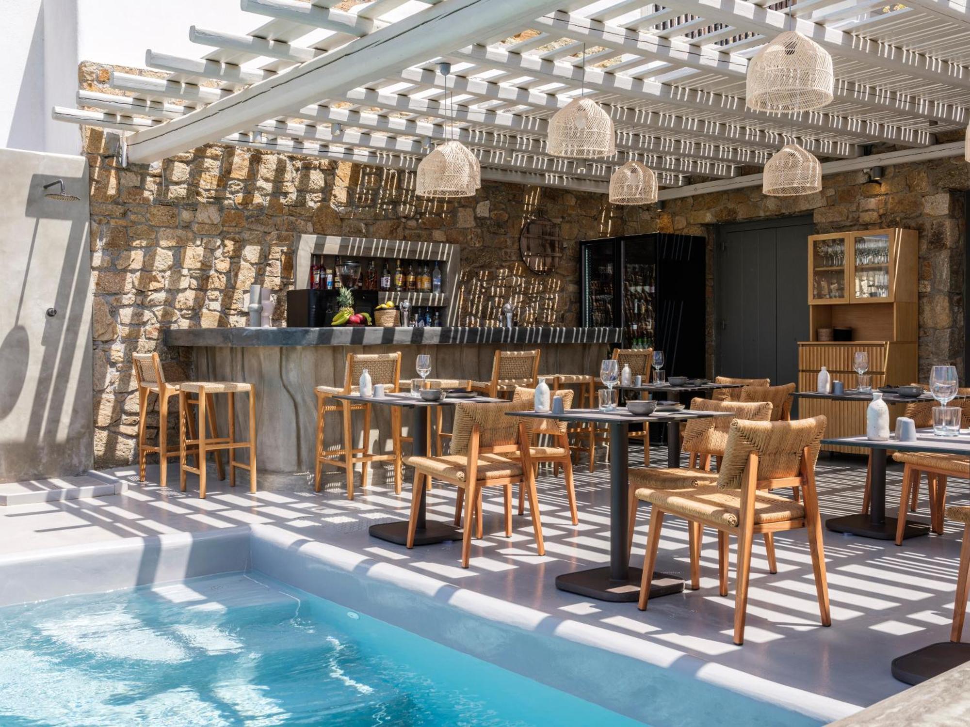 Mykonos Residence Villas & Suites Merchia Beach Ngoại thất bức ảnh